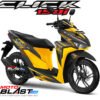 Decal Stiker Vario 125/150 Esp BLACK CLICK Version YELLOW